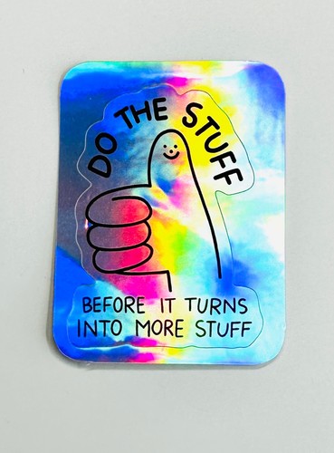 The stuff laser - do, sticker